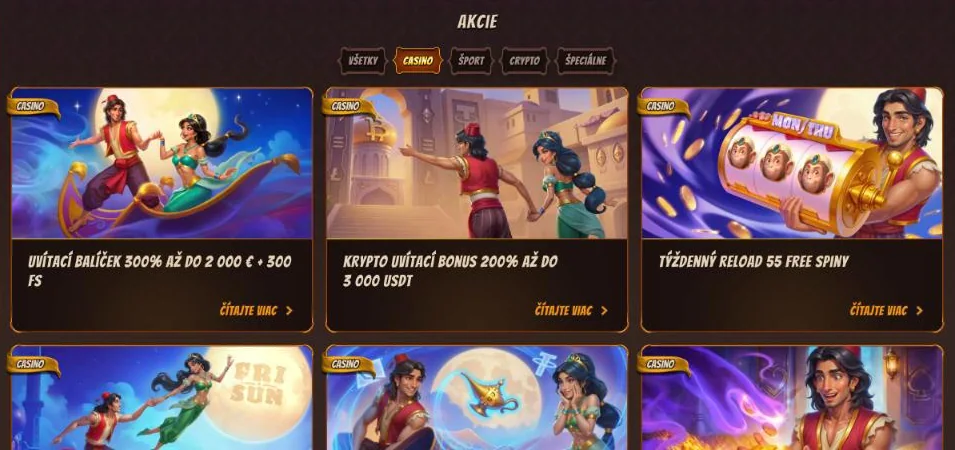 Kasínové akcie Alawin s uvítacím balíčkom a krypto bonusom